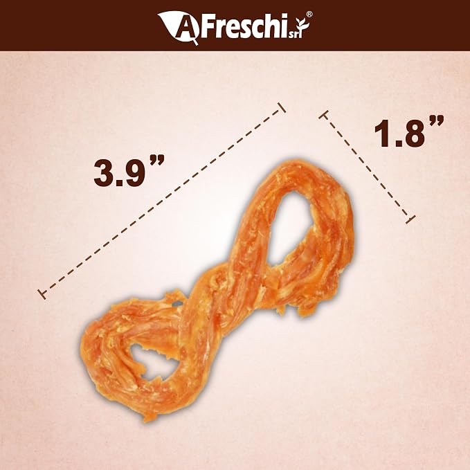 A Freschi srl Turkey Tendons for Dogs, USA-Sourced Human Grade, Rawhide-Free - Image 2
