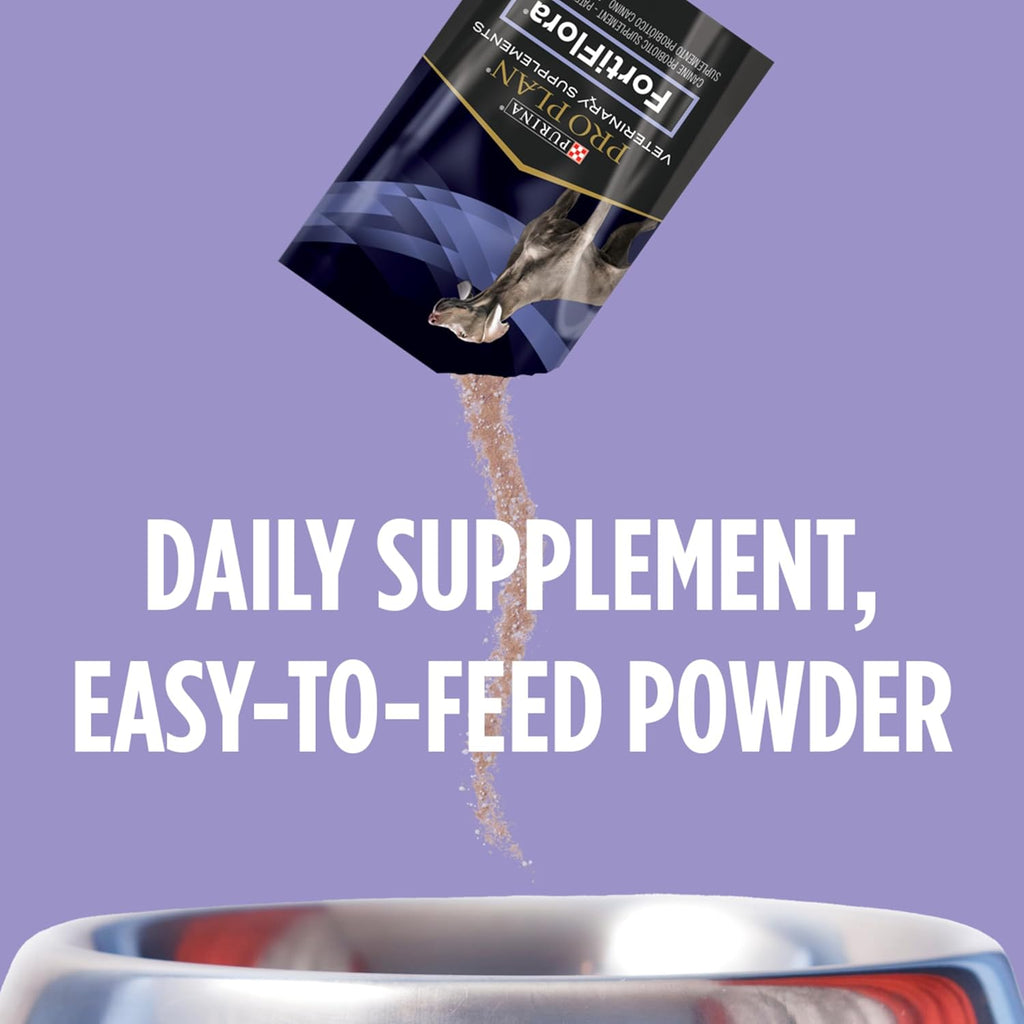 Purina Pro Plan Veterinary Supplements FortiFlora Dog Probiotic Supplement, Canine Nutritional Supplement - 30 ct. Box