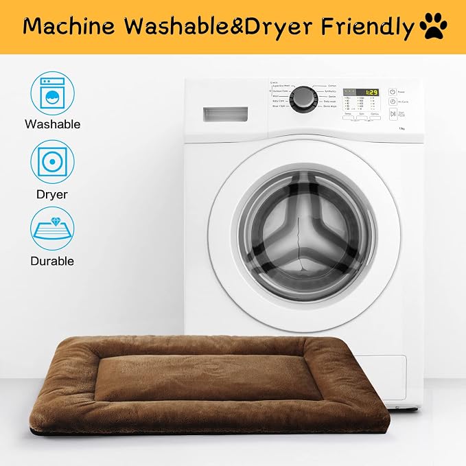 Dog Beds Crate Pad for Small Dogs Ultra Soft Dog Crate Bed Washable & Anti-Slip - Image 5