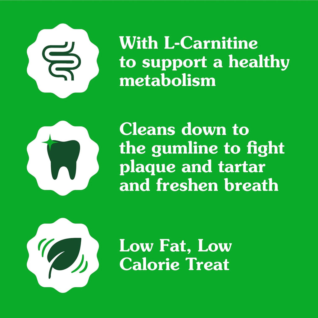 Greenies Weight Management Petite Dog Dental Chews Weight Control Dog Treats, 27 oz. Pack (45 Treats)