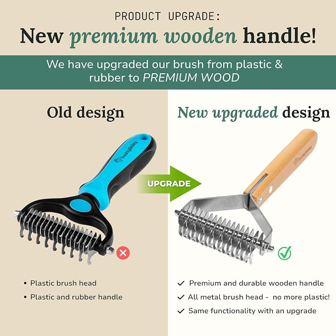 Freshly Bailey Dematting Comb for Cats and Dogs, Mat Remover and Deshedding - Image 2
