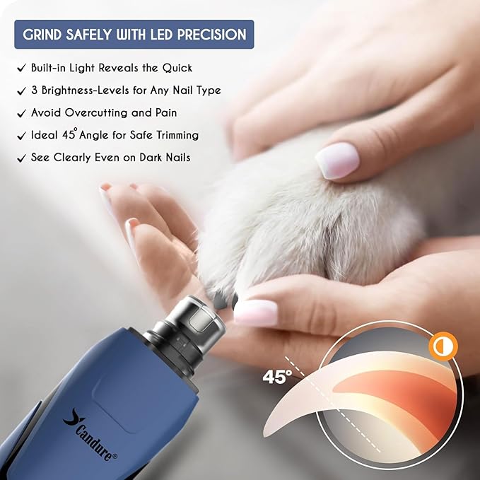 Candure Dog Nail Clipper with LED Light - Image 6