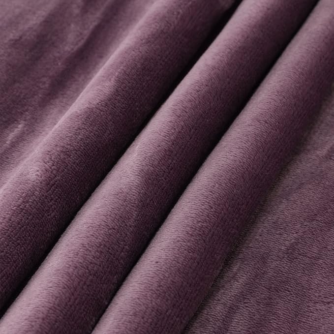 NANPIPER Baby Sherpa Blanket,Warm Toddler Throw Blanket,Soft Newborn Fleece Blanket for Winter (Cassis Purple,30x40 inches)