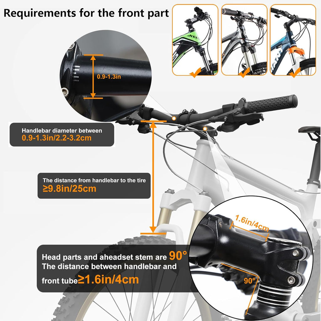 COFIT Detachable Bike Basket, Multi-Purpose Bicycle Handlebar Basket for Pet, Shopping, Commuter, Camping and Outdoor