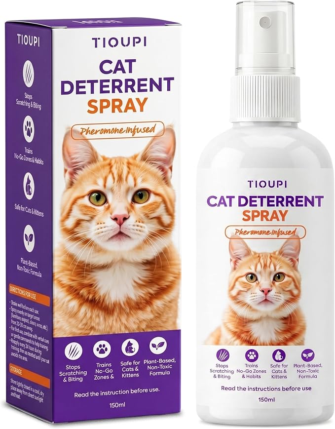 Cat Deterrent Spray – Natural Pheromone-Infused Anti-Scratch Spray by Unknown