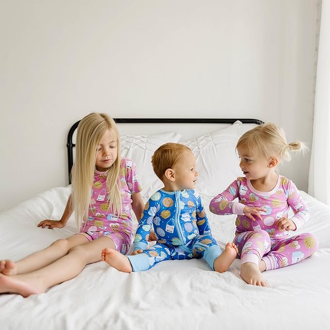 Little Sleepies Pajamas for Baby Boys & Girls, Viscose from Bamboo Baby Pajamas, Preemie & Newborn Sleepers, 2-Way Zipper PJs