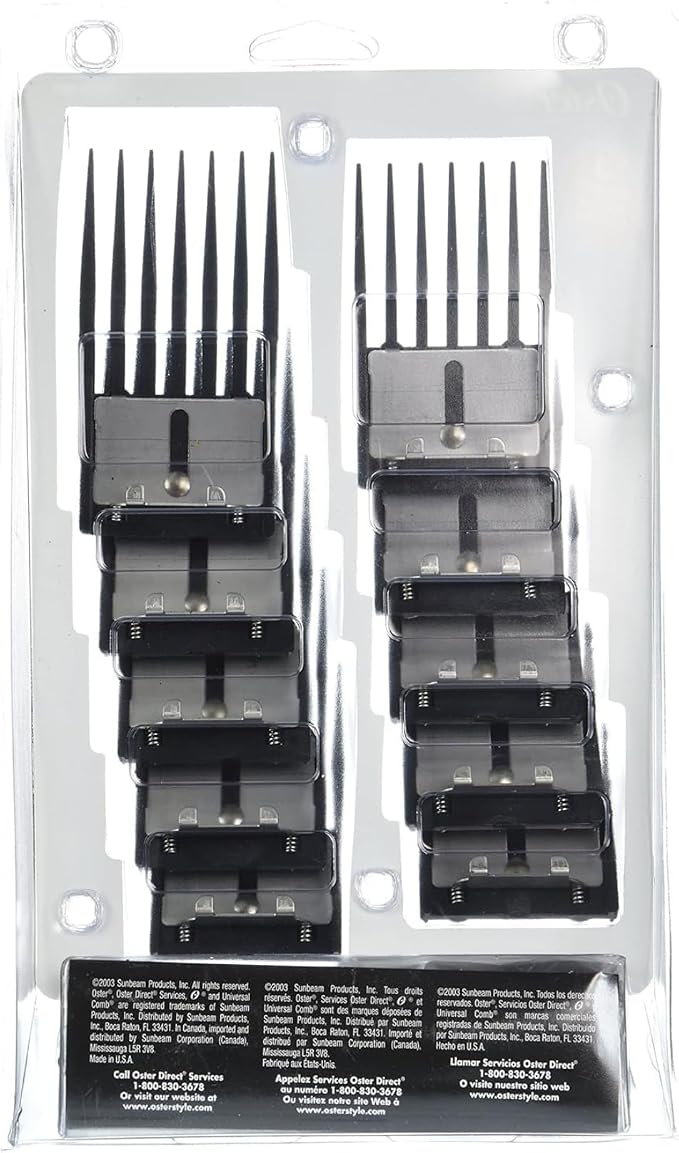 Oster Professional A5 Universal Comb Attachment 10 Piece Set - Image 3