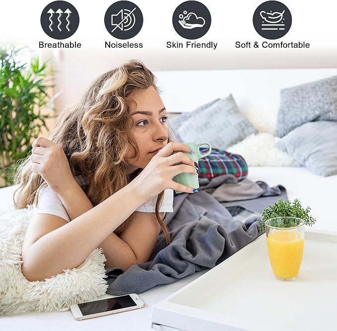 ohano Waterproof Mattress Protector Full, Fitted Sheet Style Breathable - Image 2