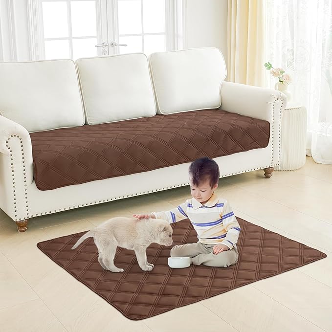 Smiry Waterproof Dog Bed Cover Blanket 40x80, Soft Reversible Pet Blanket - Image 7