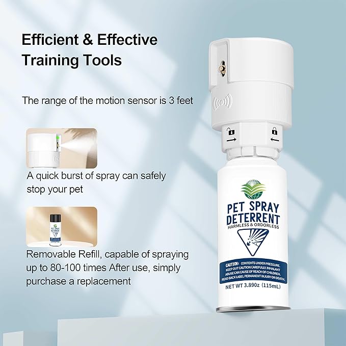 Cat Spray Deterrent System Cat Deterrent Spray, Motion Activated Pet Deterrent - Image 5