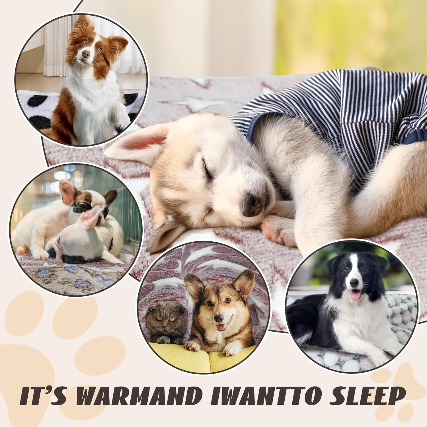 6 Pcs Washable Guinea Pig Blankets Absorbent Small Animal Fleece Bedding Cage Liners Reusable Pet Pee Pad Sleep Mat Pad Cover for Hamster Ferret Rabbit Chinchilla Hedgehog (Black, 24" x 47")