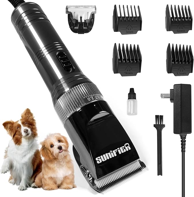 Professional Dog Grooming Clippers by Sunifier