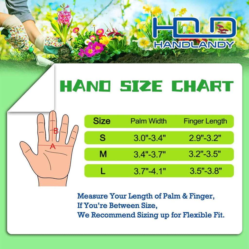 HANDLANDY Rose Pruning Gardening Gloves for Men Women, Thorn Proof Forearm Protection Leather Garden Gloves, Gardening Gifts for Gardeners (Beige- Goatskin, X-Large (Pack of 1))