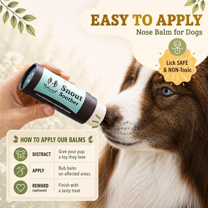 Natural Dog Company Snout Soother Dog Nose Balm, 4 oz. Tin, Dog Balm - Image 8