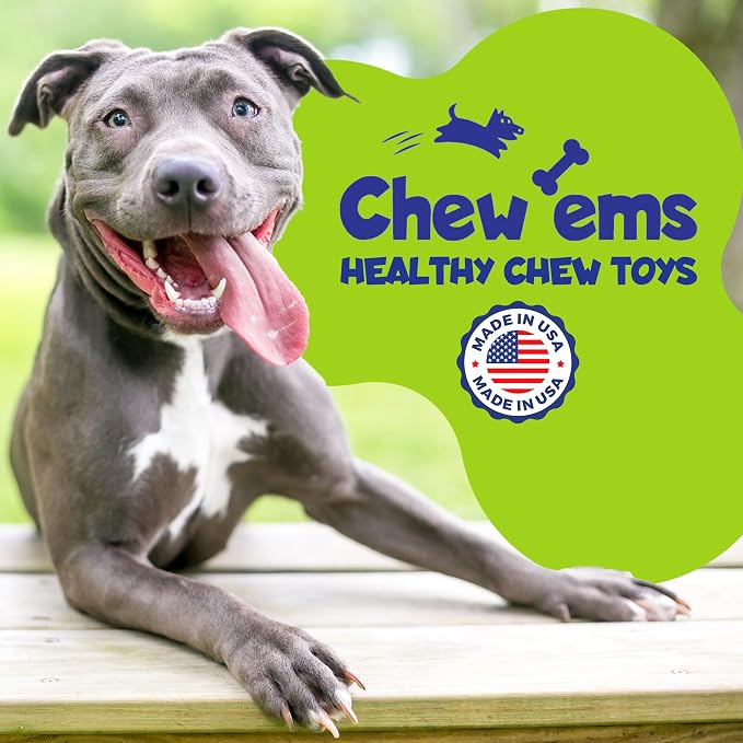 Chew’EMS X Bone Dog Chew Toy for Aggressive Chewers – Long-Lasting Salmon - Image 6