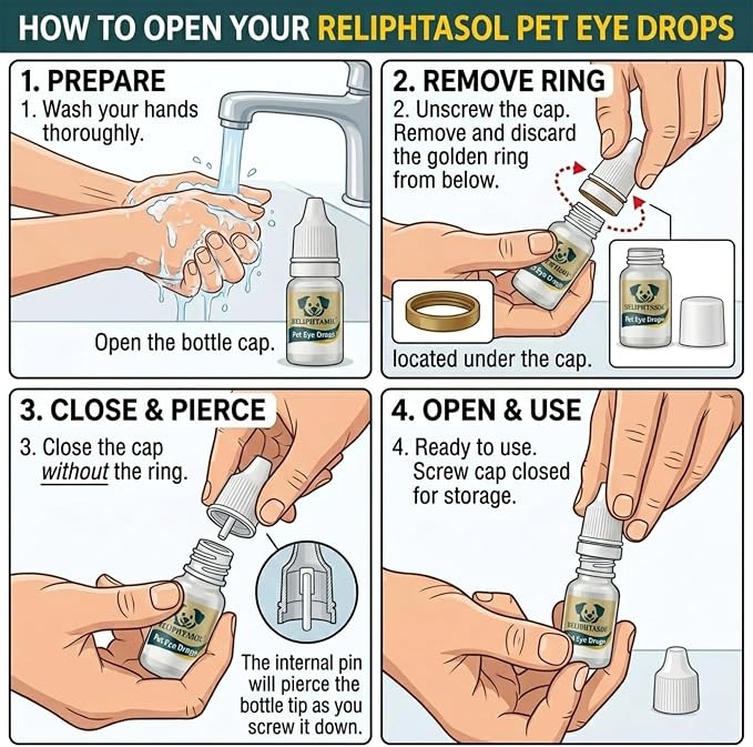 Pet Eye Drops – Vet-Formulated Dog Eye Infection Inflamation Treatment - Image 8