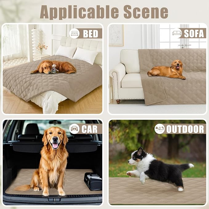 Smiry Waterproof Dog Bed Cover Blanket 30x70, Soft Reversible Pet Blanket - Image 5
