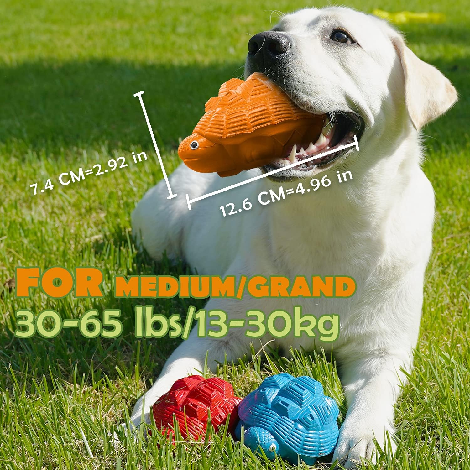 Dog Toys for Aggressive Chewers, Heavy Duty Tough Dog Toy for Large Dogs, Indestructible Squeaky Dog Toys