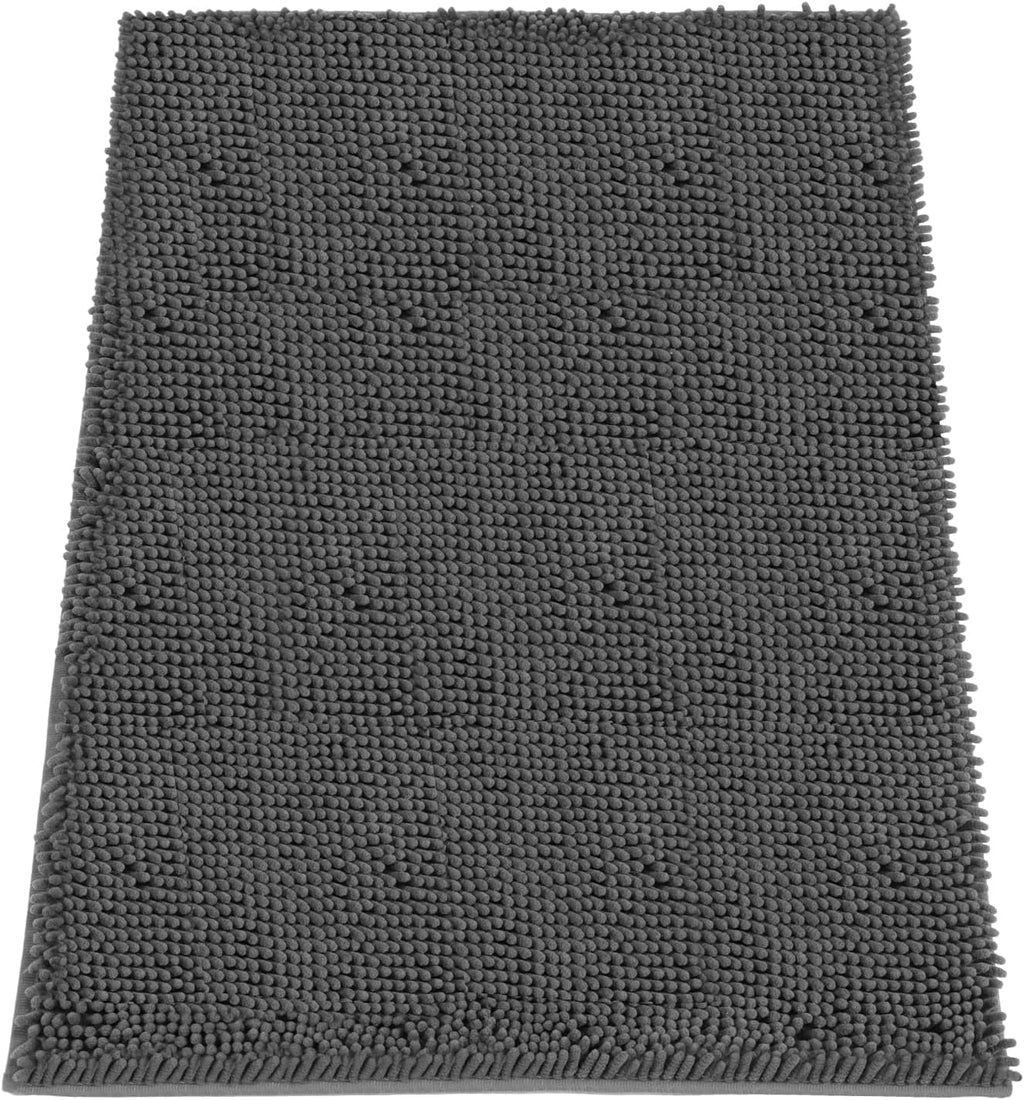 Absorbent Dog Door Mat for Muddy Paws, 72" x 48" Chenille Indoor Mats for Entryway, Trap Dirt Front Door Mat Indoor Entrance Washable Non Slip Soft