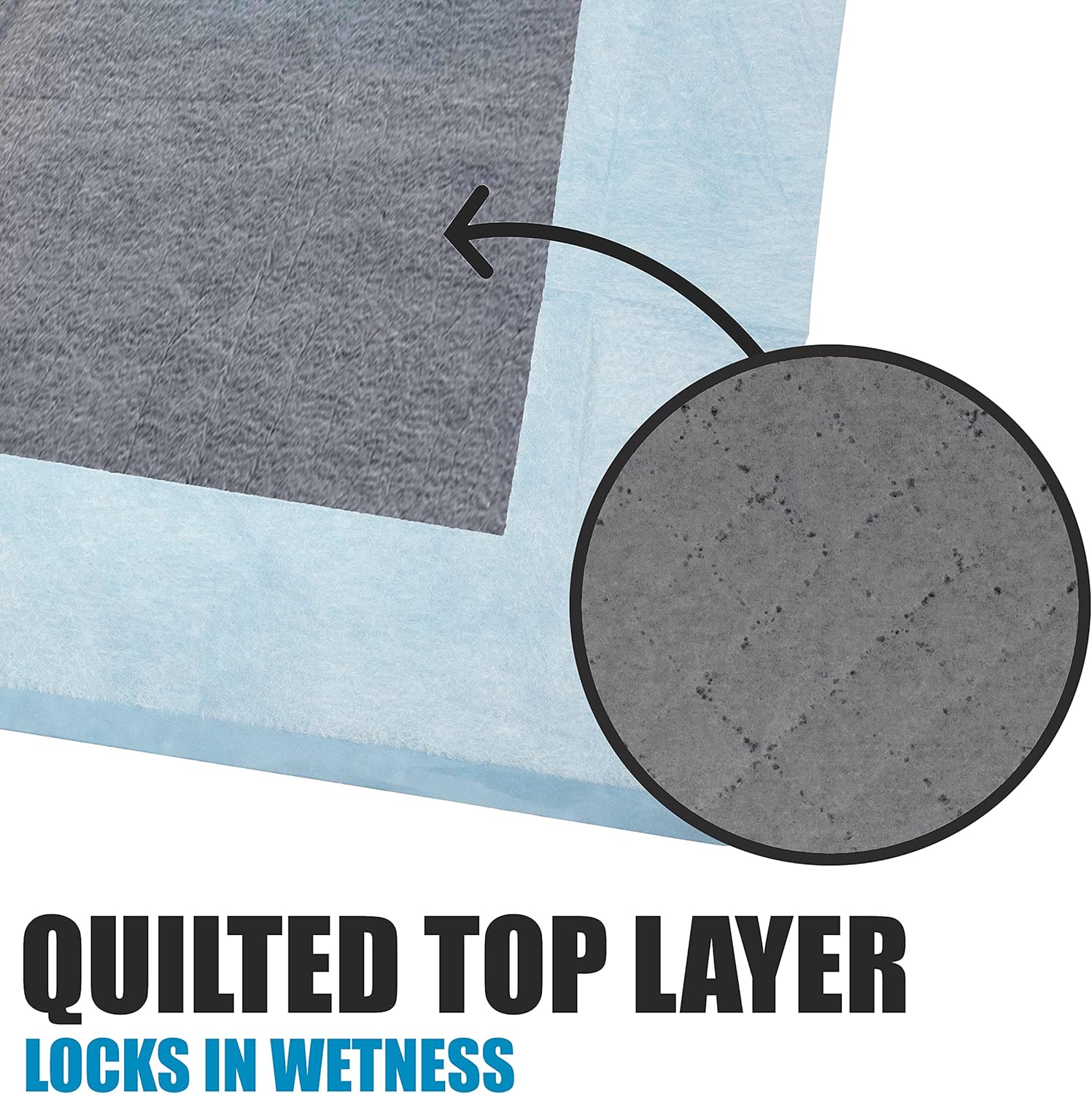 BV Charcoal Puppy Pads XL 320 Count 28"x34" - Leak-Proof Pee Pads for Dogs with 6-Layer Absorbent Design & Built-in Attractant - Dog Pad Extra Large with Charcoal for Odor Control - for Large Dogs