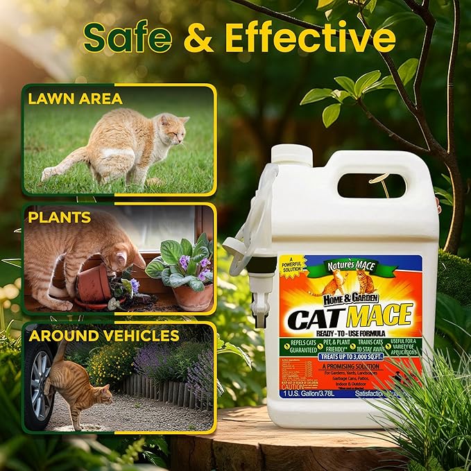 Nature's Mace Cat Mace Cat Repellent, Pets Training Tool, Outdoor & Indoor - Image 3