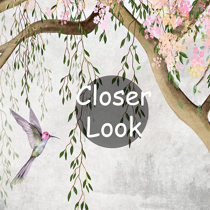 Forest Wallpaper Fantasy Forest and Bird Wall Mural for Bedroom Living Room Dining Room(Not Peel n' Stick)