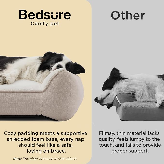 Bedsure SupportMax™ XL Orthopedic Dog Beds Large Sized Dog - Image 3