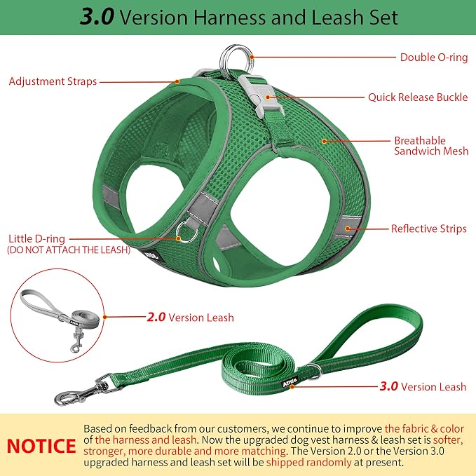 AIITLE Comfortable Dog Harness and Leash Set - Image 4