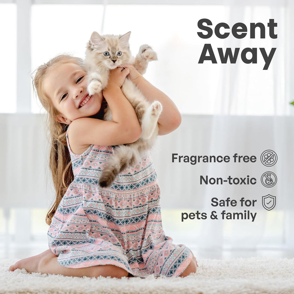 Cat Litter Deodorizer | Litter Box Odor Eliminator | Fragrance-Free with Active Carbon | Eliminates Cat Odors and Smells to Keep Your Home Fresh and Clean (Pack of 1)