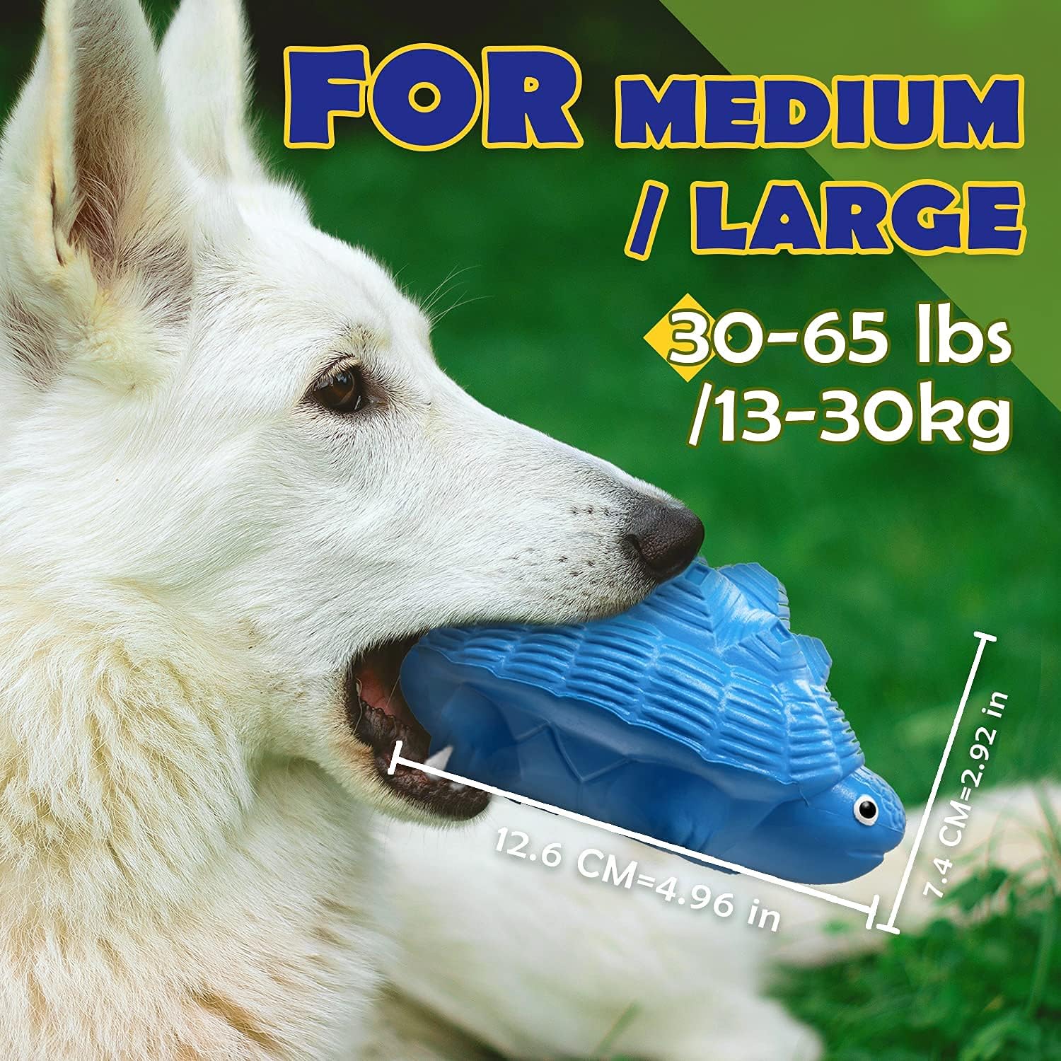 Dog Squeaky Chew Toys - Indestructible & Tough for Aggressive Chewers, Durable Toy for All Breeds, Chew Toys to Keep Them Busy