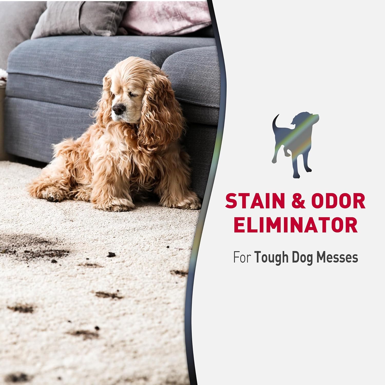 Nature's Miracle Advanced Dog Stain and Odor Eliminator Foam, Severe Mess Enzymatic Formula, 17.5 oz, 6 pack