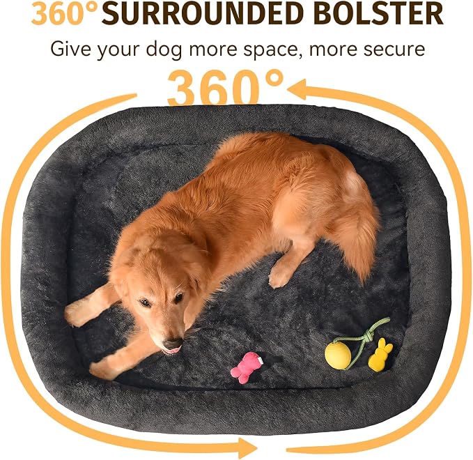 Orthopedic Washable Large Dog Bed: Cooling Dog Bed - Image 4