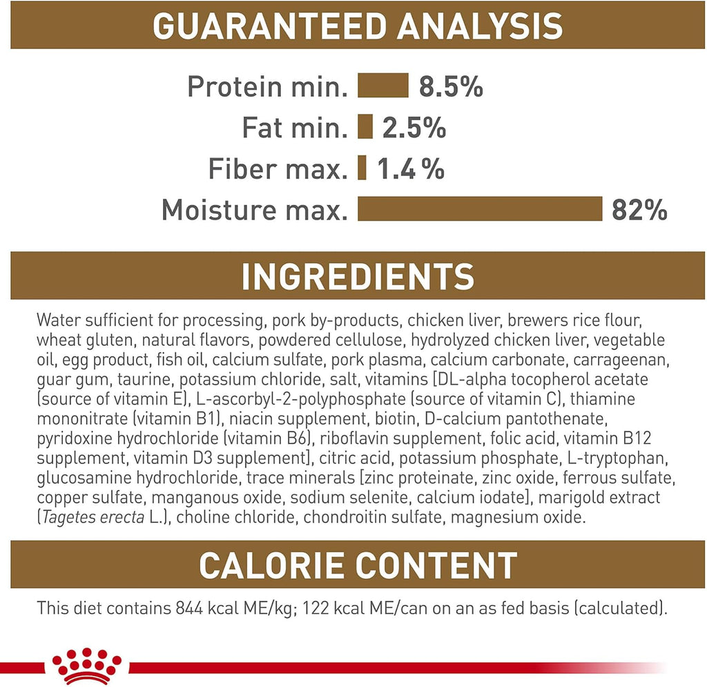 Royal Canin Feline Health Nutrition Aging 12+ Loaf in Sauce Canned Cat Food, 5.1 oz can (24-count)