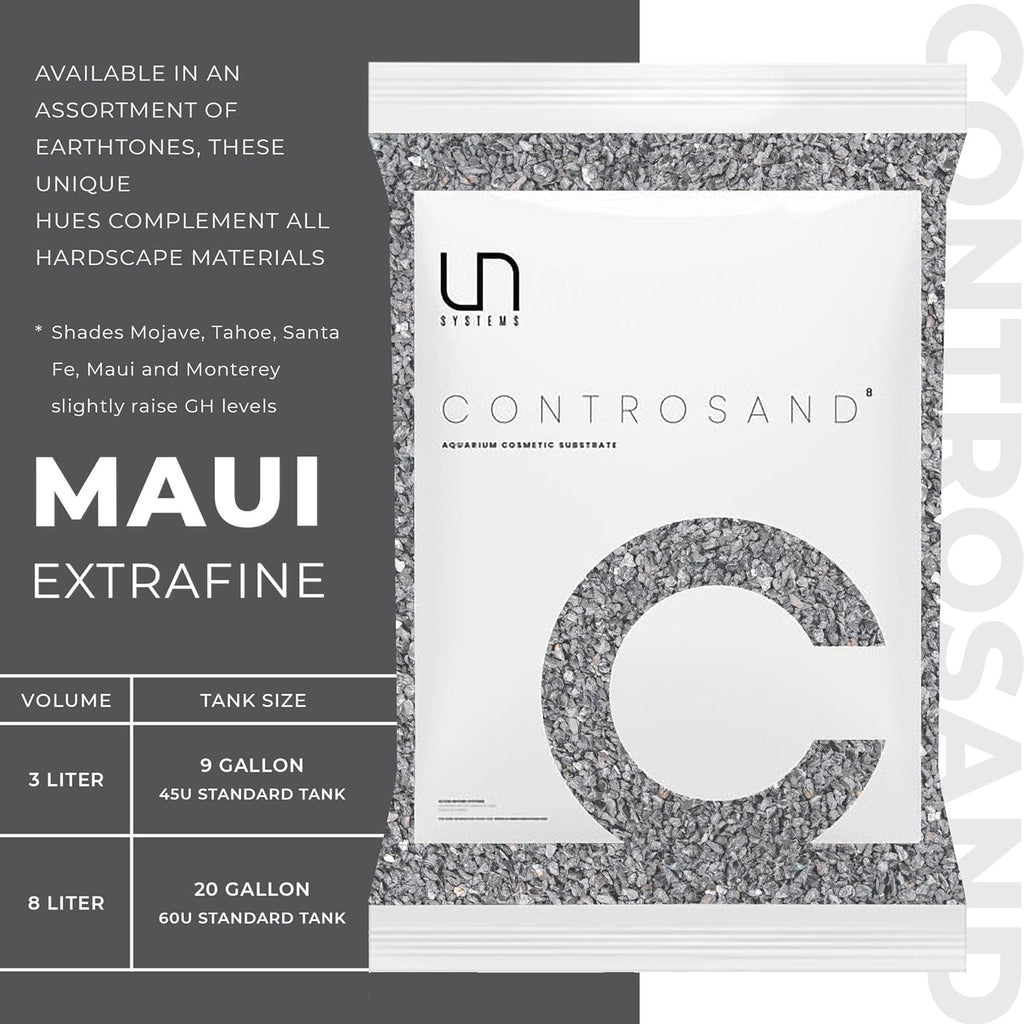 Ultum Nature Systems Controsand Maui Aquarium Gravel (8L) - Small Pebbles for Fish Tank - Planted Rocks - Substrate - Versatile Stones