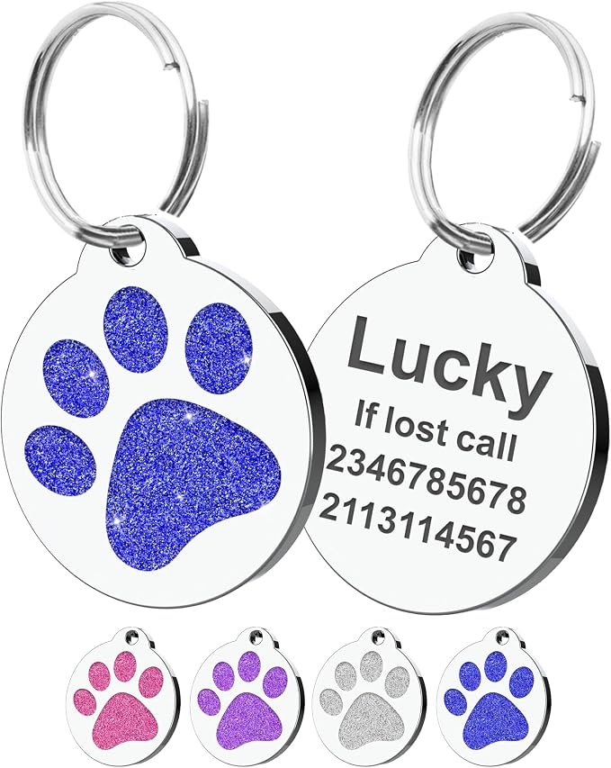 Dog Tags Personalized for Pets Dog Name Tags Personalized Dog Tag Engraved by EDSG