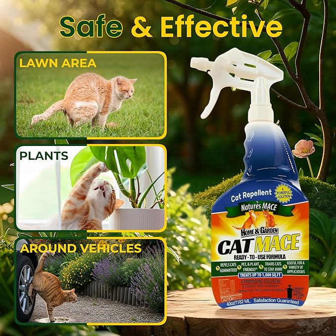 Nature's Mace Cat Mace Cat Repellent, Spray Deterrent - Image 3