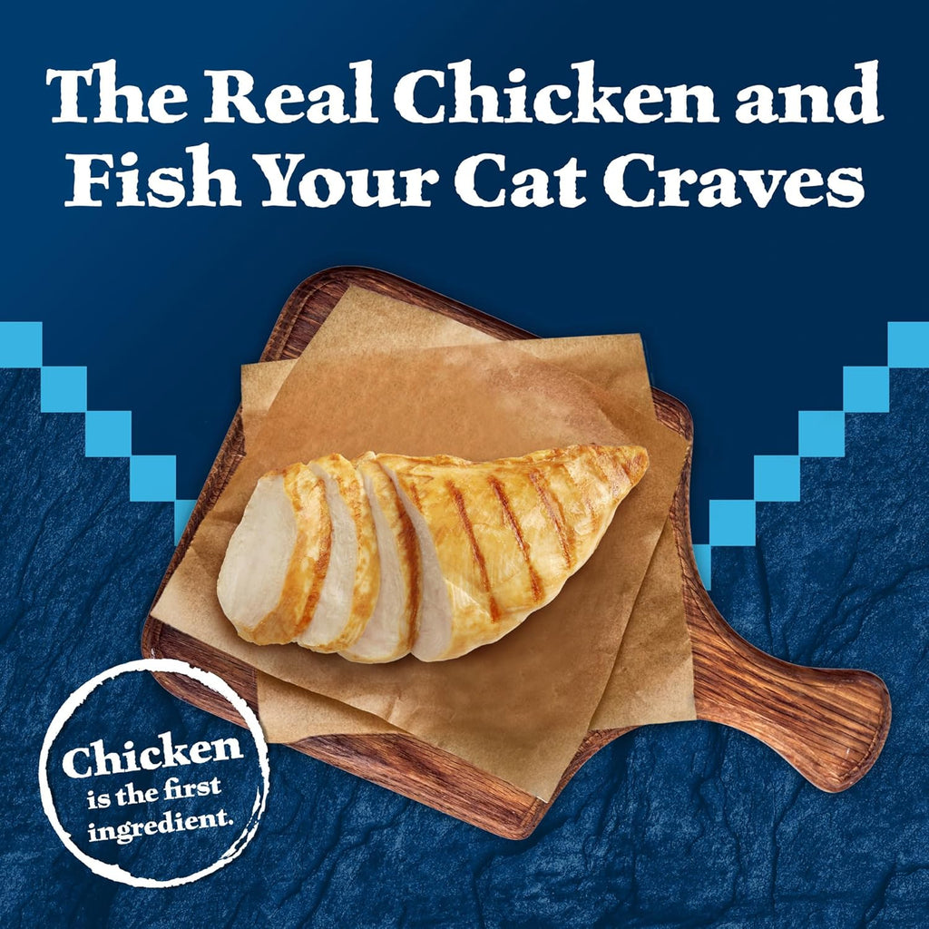 Blue Buffalo Wilderness Wild Delights Meaty Morsels Wet Cat Food, High-Protein & Grain-Free, Made with Natural Ingredients, Chicken & Trout Recipe in Tasty Gravy, 3-oz. Cans (24 Count)