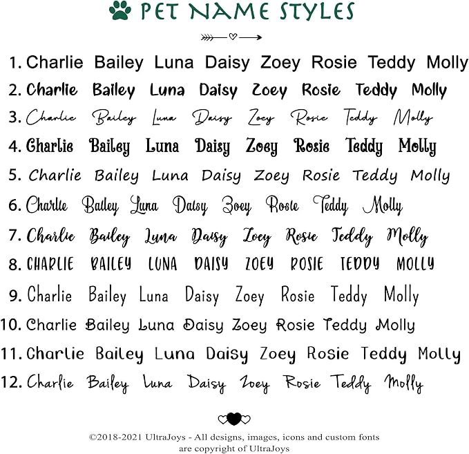 Ultra Joys Custom Personalized Dog ID Tag - Image 5