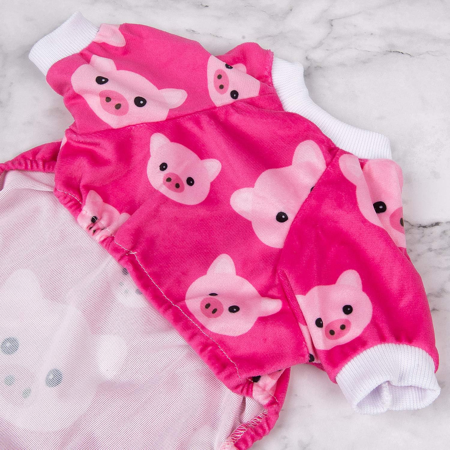 CuteBone Dog Halloween Pajamas Puppy Onesies Small Dogs Soft Pjs Coat Cat Apparel Comfy Pet Christmas Clothes Outfit Doggie Bodysuit P46XXL