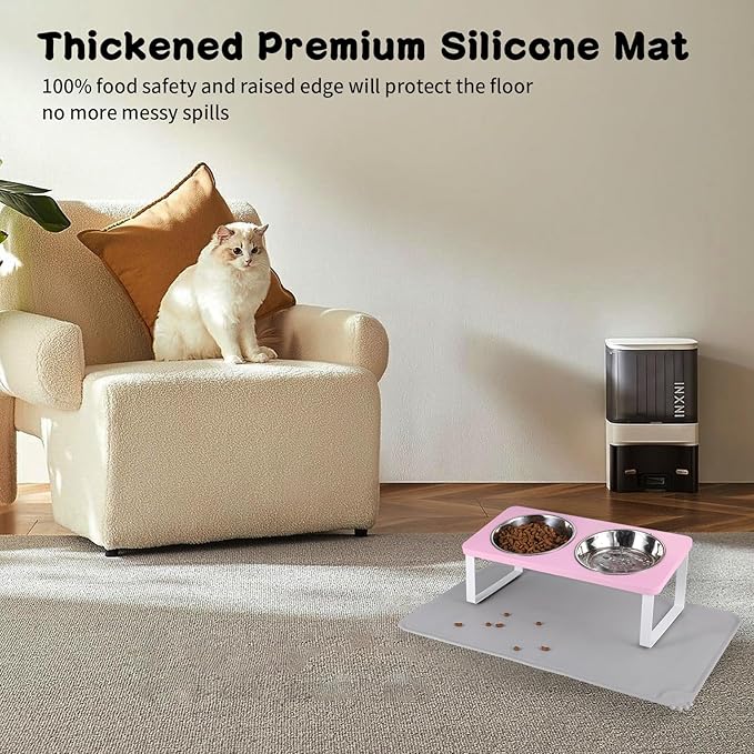 Upgraded Elevated Cat Bowls - Image 3