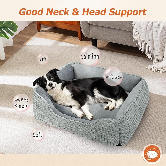 MIXJOY Rectangle Washable Orthopedic Dog Bed - Image 3