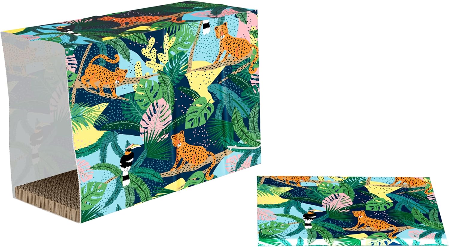 Kitty City Paper Bag Scratchers for Cats, Jungle Paper Bag 2-Pack