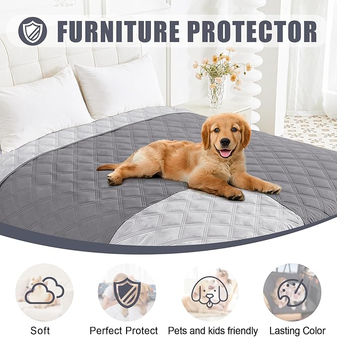 Smiry Waterproof Dog Bed Cover Blanket 30x53, Soft Reversible Pet Blanket - Image 8