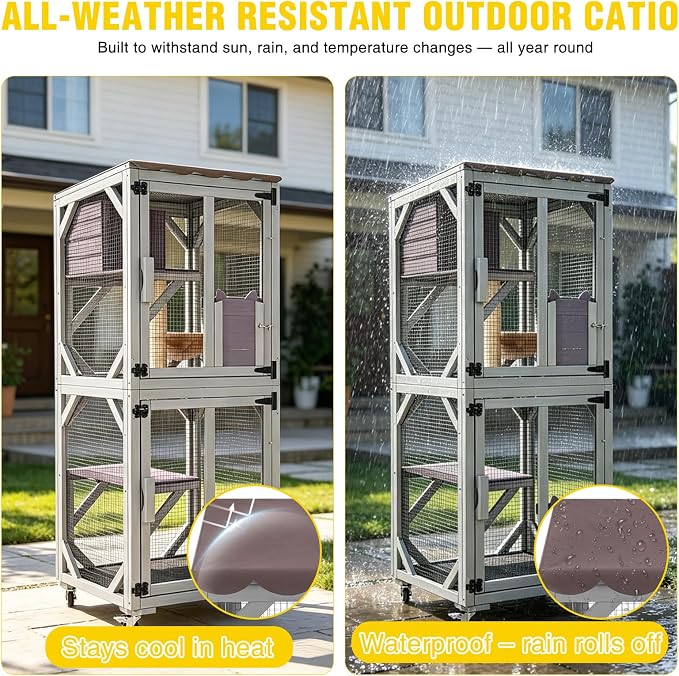 Aivituvin Catio Outdoor Cat Enclosure - Image 8