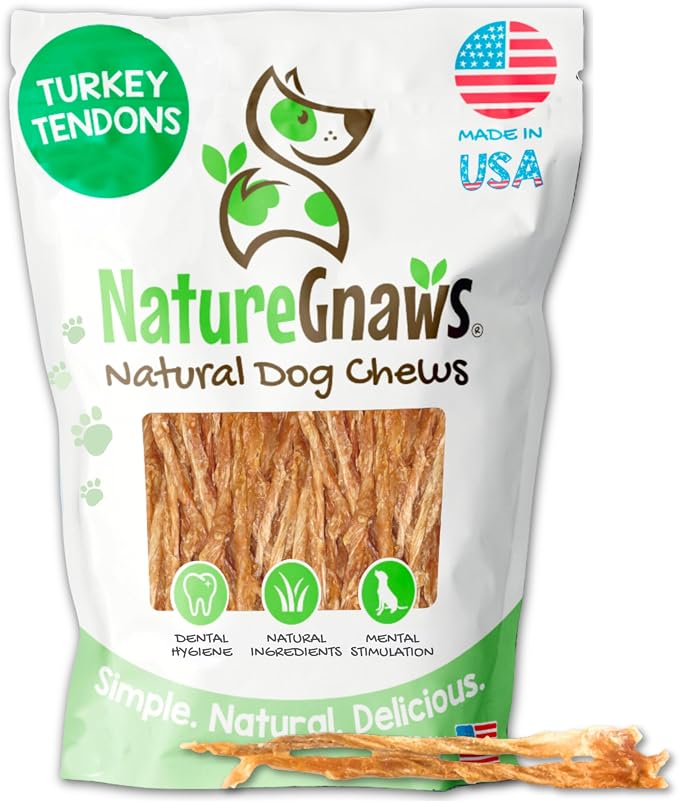 Nature Gnaws USA Turkey Tendons by NatureGnaws