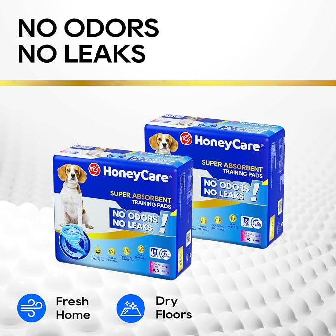 HONEY CARE All-Absorb, Large 22" x 23", Dog and Puppy Training Pads, Ultra - Image 7