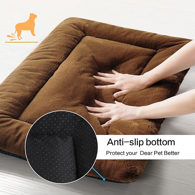 Dog Beds Crate Pad for Medium/Large Dogs Ultra Soft Dog Crate Bed Washable & - Image 6