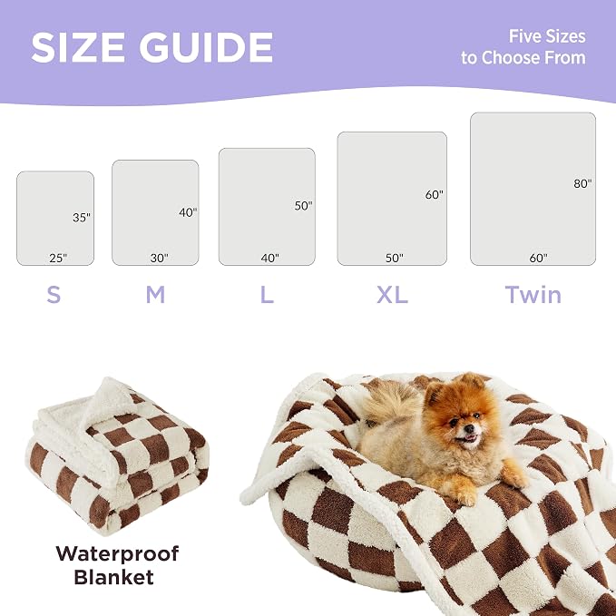 LE SURE Waterproof Dog Blanket for Medium Dogs - Image 5