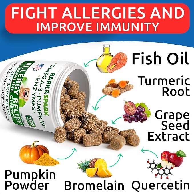 BARK&SPARK Dog Allergy Relief Soft Chews - Image 4