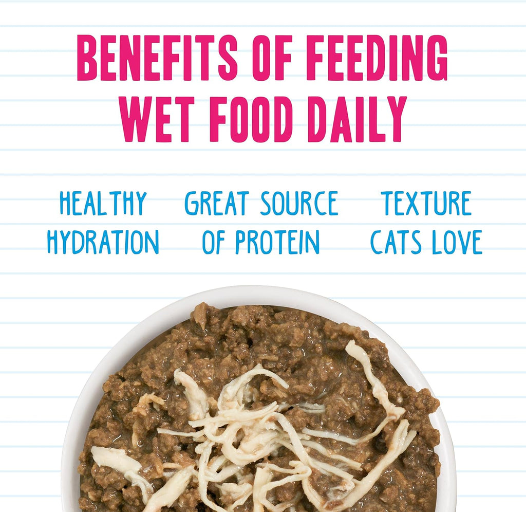 Weruva BFF Minced Natural Wet Cat Food, Big Feline Feast Variety Pack, 10oz Can, Pack of 12